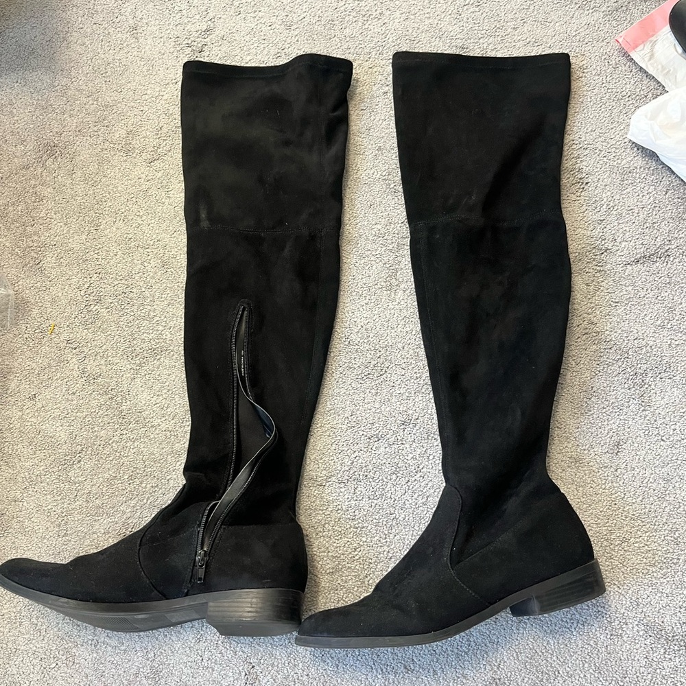 I.N.C International Concepts Irinaa Women Faux Suede over the Knee Boots 10 - Picture 9 of 11